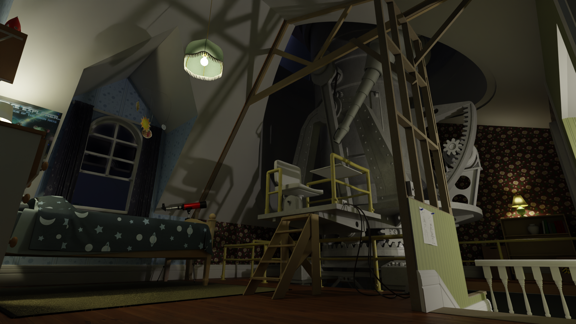 The Telescope bedroom image