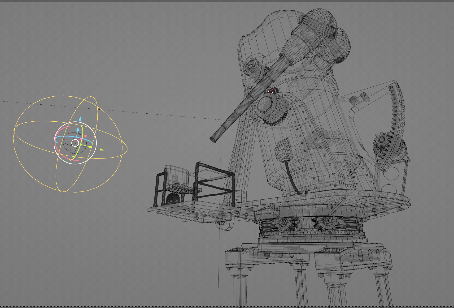 The Telescope wireframe image